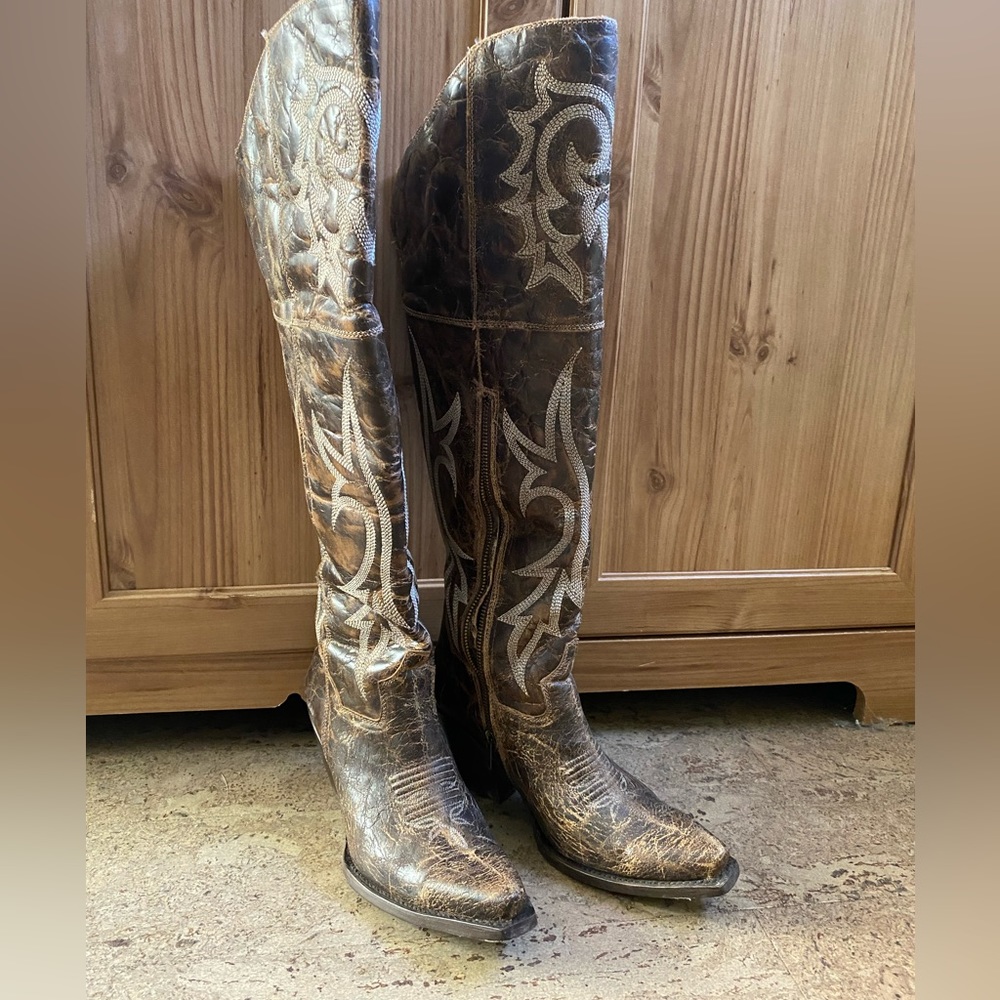 Dan Post Jilted Over-the-Knee Cowgirl/Cowboy Boot